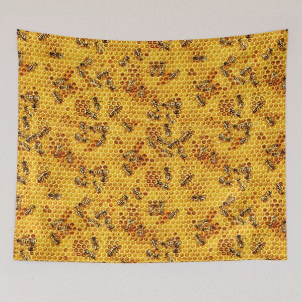 Item preview, Yellow Honey Bee Art designed and sold by DarelliBeauty.