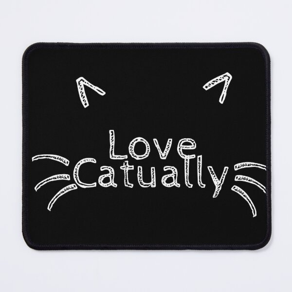 Item preview, Love Catually cute pencil stroke white designed and sold by LeoGallery.
