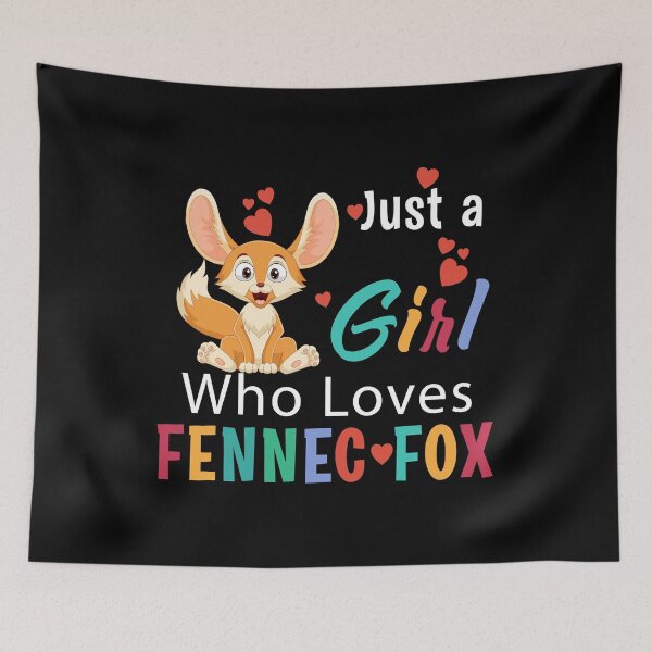 Item preview, Just A Girl Who Loves Fennec Fox designed and sold by GoZayaan.
