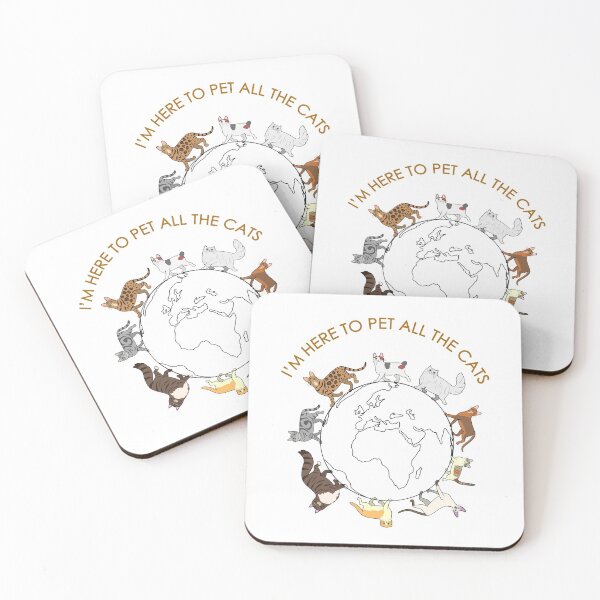 Item preview, I'm Here To Pet All The Cats designed and sold by andrewbrian.