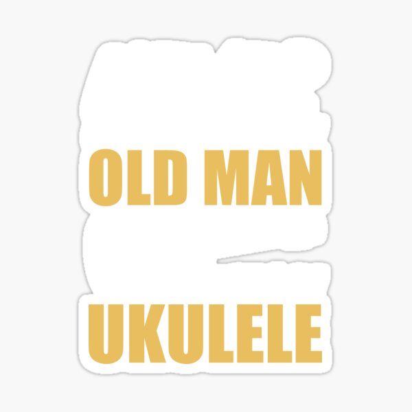 Item preview,  Old Man With Ukulele  designed and sold by AlwaysAwesome.