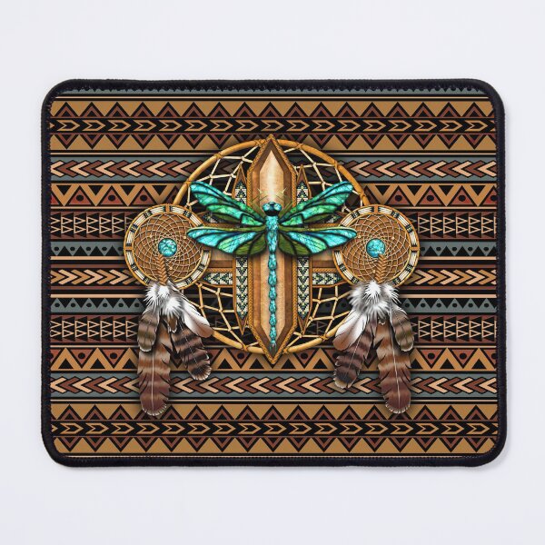 Item preview, Native American Dragonfly African Dragonfly Tribal designed and sold by DarelliBeauty.