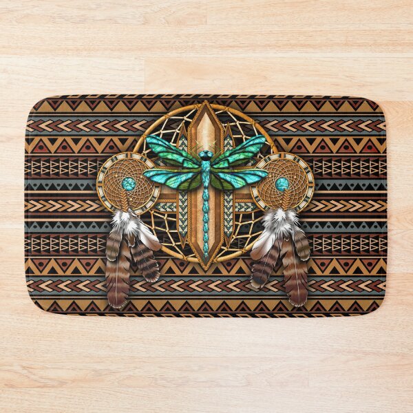 Item preview, Native American Dragonfly African Dragonfly Tribal designed and sold by DarelliBeauty.