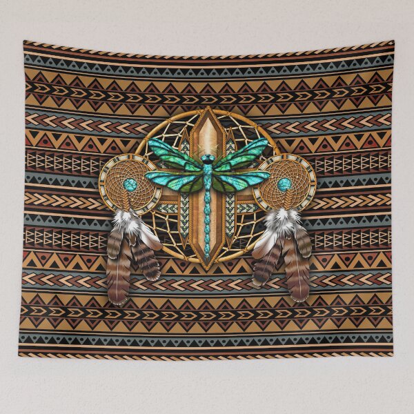 Item preview, Native American Dragonfly African Dragonfly Tribal designed and sold by DarelliBeauty.