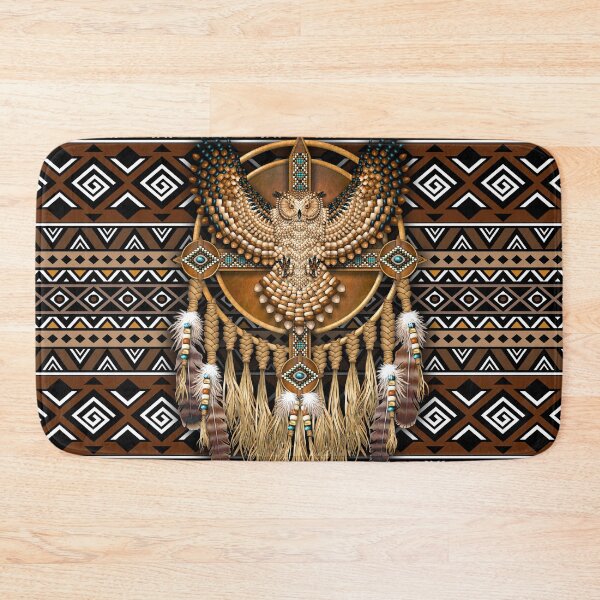 Item preview, Native American Owl Tribal designed and sold by DarelliBeauty.