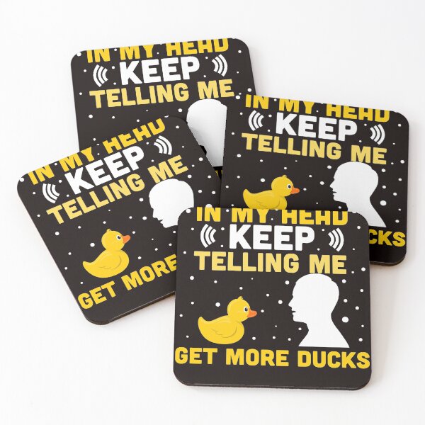 Aperçu de l'œuvre Les petites voix dans ma tête n'arrêtent pas de me dire d'obtenir plus de canards créée et vendue par JeffPriapiStore.