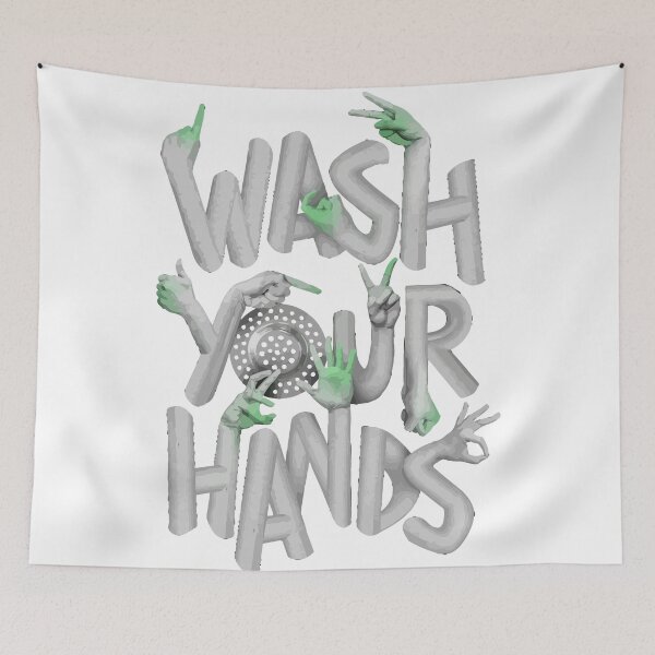 Item preview, Wash your hands designed and sold by Cellara91.