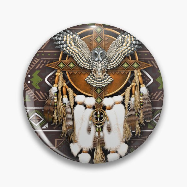 Item preview, Native American Owl African Tribal designed and sold by DarelliBeauty.