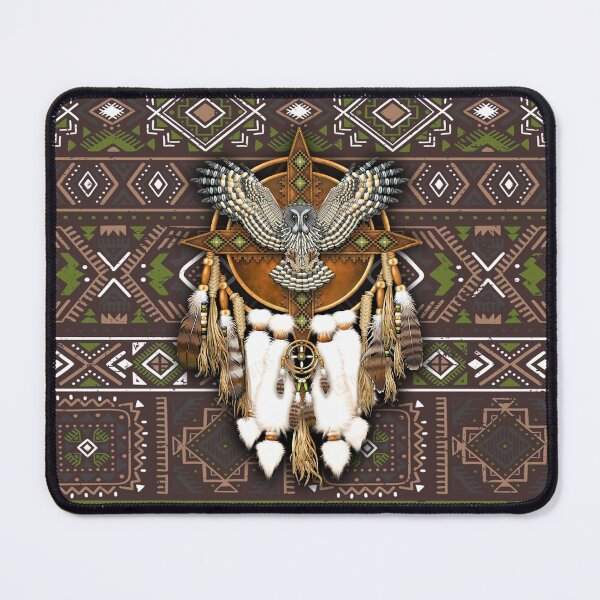Item preview, Native American Owl African Tribal designed and sold by DarelliBeauty.