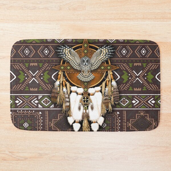 Item preview, Native American Owl African Tribal designed and sold by DarelliBeauty.