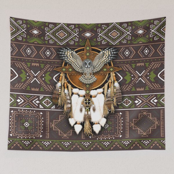 Item preview, Native American Owl African Tribal designed and sold by DarelliBeauty.