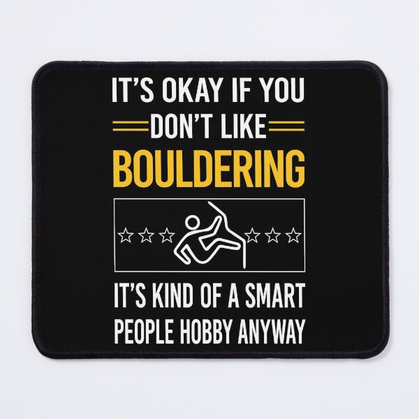Item preview, Funny Smart People Bouldering Rock Climbing designed and sold by fatherbarliman.