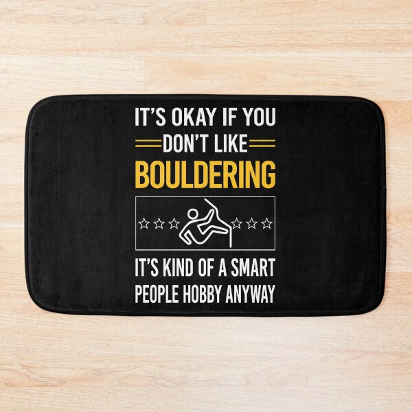 Item preview, Funny Smart People Bouldering Rock Climbing designed and sold by fatherbarliman.