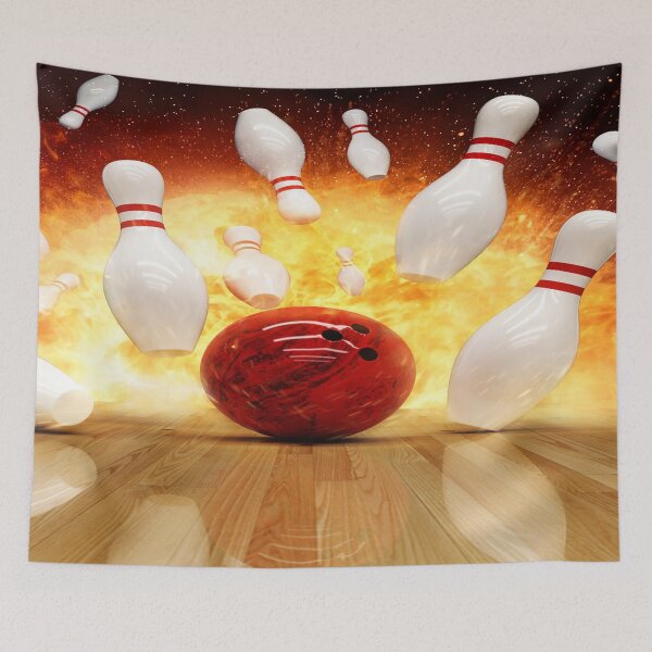 Item preview, Bowling Alley Fire designed and sold by AverilArt.