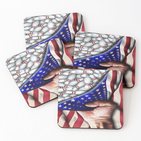 Item preview, Bowling American Flag  designed and sold by AverilArt.
