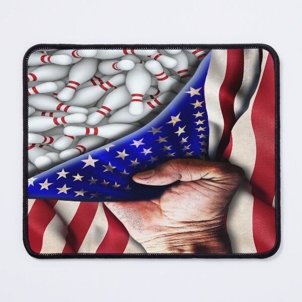 Item preview, Bowling American Flag designed and sold by AverilArt.