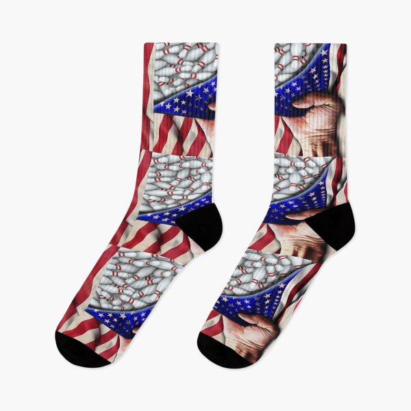 Item preview, Bowling American Flag  designed and sold by AverilArt.