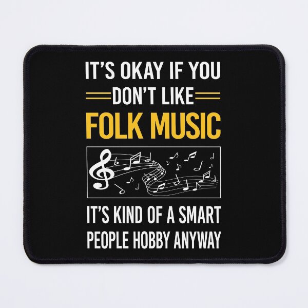 Item preview, Funny Smart People Folk Music designed and sold by jiggleterrified.