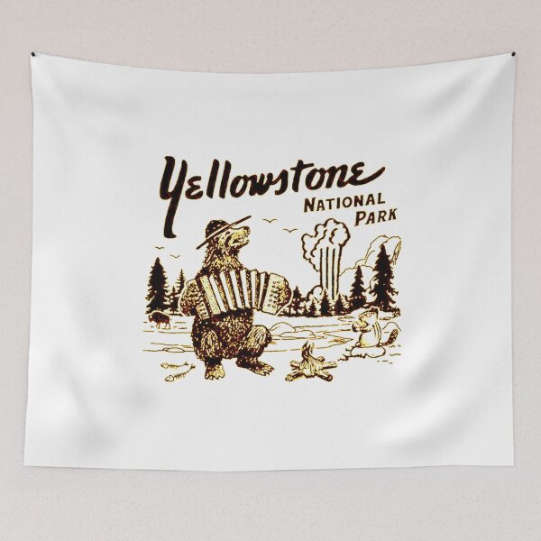 Item preview, National park animal Yellowstone tv series poster designed and sold by DiegoSouza50.
