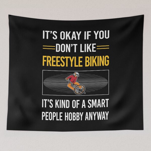 Item preview, Funny Smart People Freestyle Biking designed and sold by jiggleterrified.