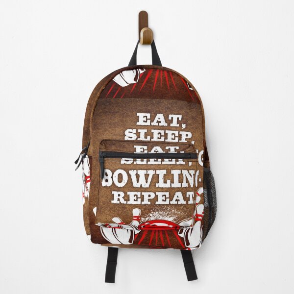Item preview, Eat Sleep Bowling Vintage Art designed and sold by AverilArt.