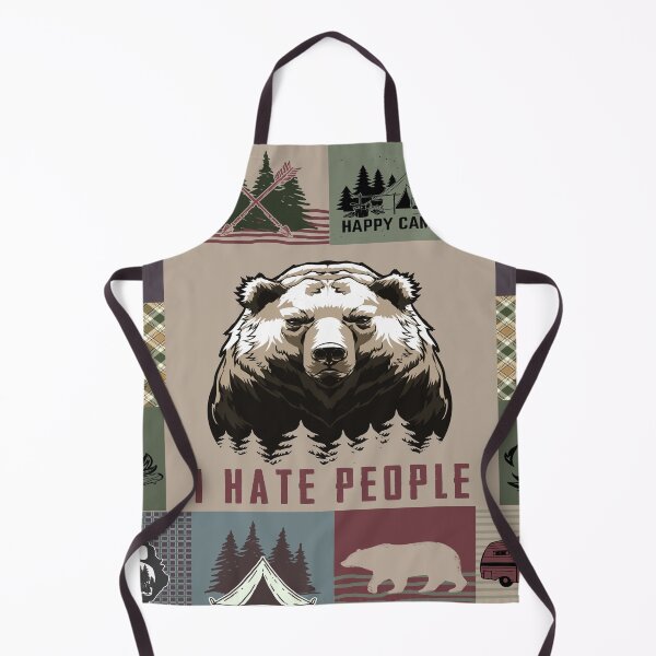 Item preview, Camping Bear I Hate People designed and sold by AverilArt.