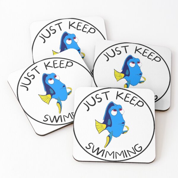 Item preview, JUST KEEP SWIMMING designed and sold by nickydowlo.