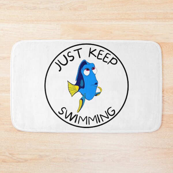 Item preview, JUST KEEP SWIMMING designed and sold by nickydowlo.