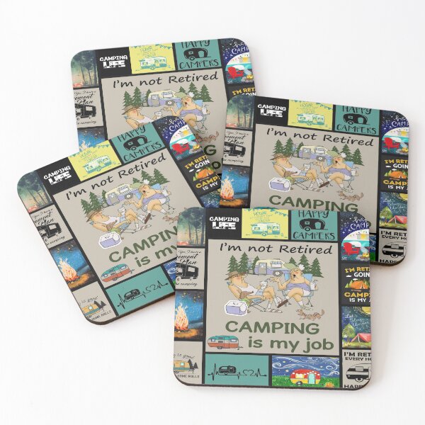 Item preview, I'm Not Retired Camping Is My Job  designed and sold by AverilArt.