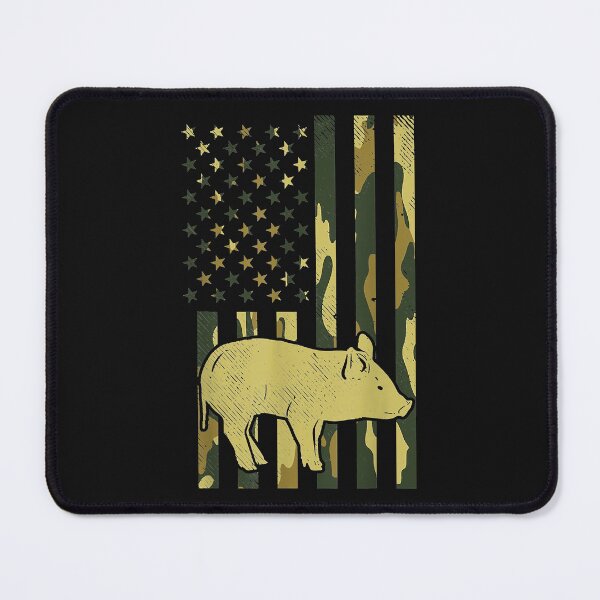Item preview, Camo US Flag Pig Military Farm Animal Patriotic Farmer Gift designed and sold by Mitzi12312.