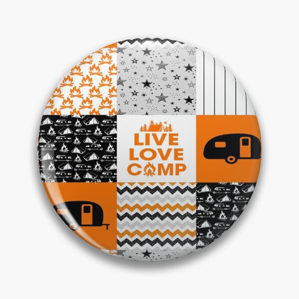 Item preview, Orange Eat Sleep Camp Camping Life designed and sold by AverilArt.