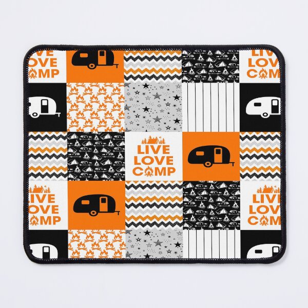 Item preview, Orange Eat Sleep Camp Camping Life designed and sold by AverilArt.