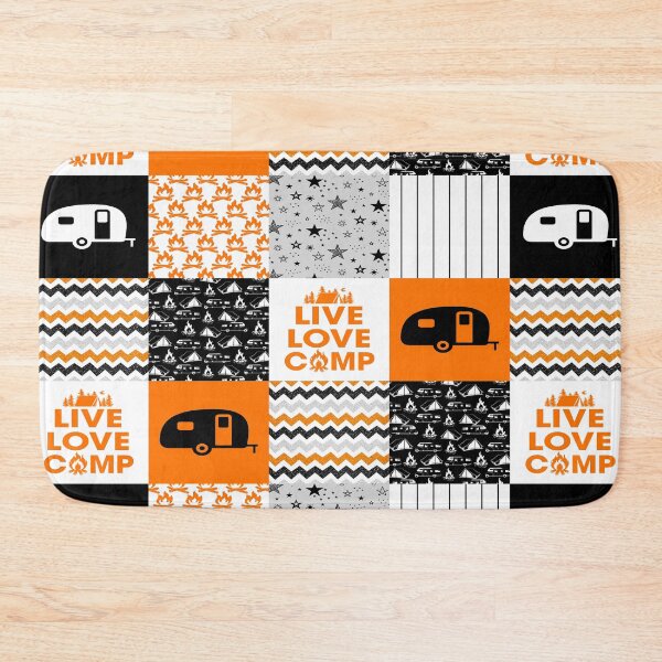 Item preview, Orange Eat Sleep Camp Camping Life designed and sold by AverilArt.