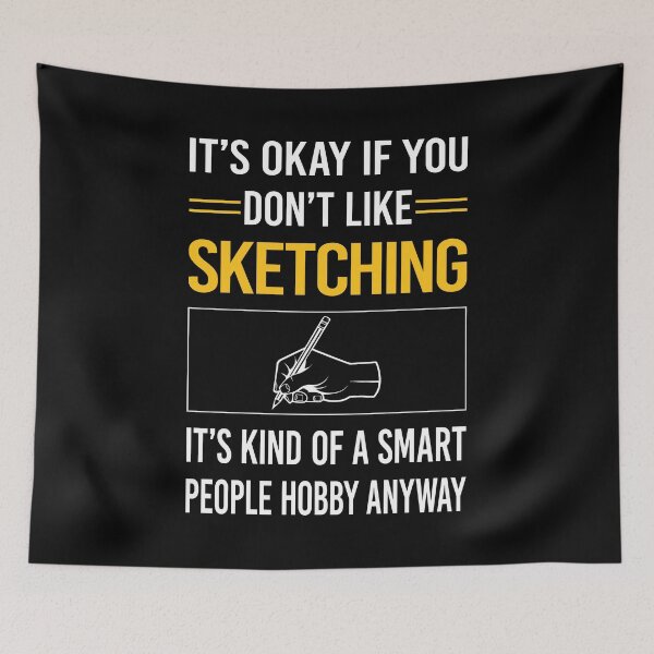 Item preview, Funny Smart People Sketching designed and sold by RandalDavis.
