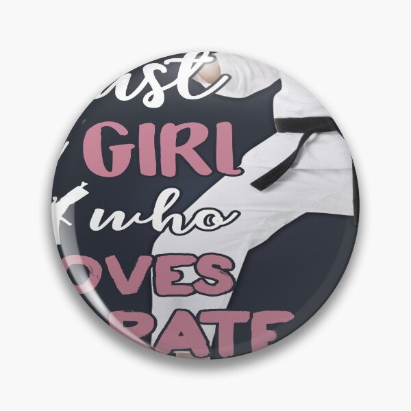 Item preview, JUST A GIRL WHO LOVES KARATE designed and sold by AverilArt.