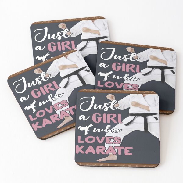 Item preview, JUST A GIRL WHO LOVES KARATE designed and sold by AverilArt.