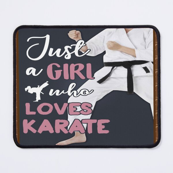 Item preview, JUST A GIRL WHO LOVES KARATE designed and sold by AverilArt.