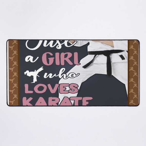 Item preview, JUST A GIRL WHO LOVES KARATE designed and sold by AverilArt.