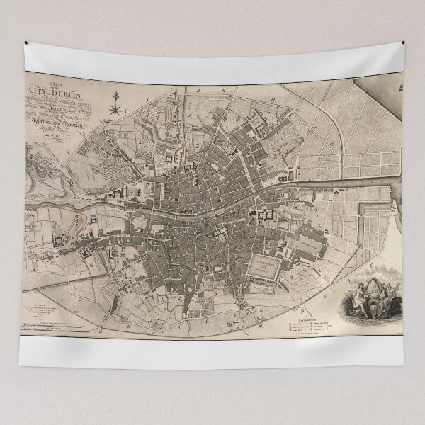 Item preview, A plan of the city of Dublin - 1797 designed and sold by paulrommer.