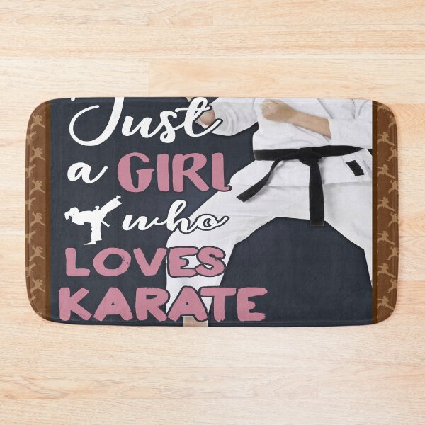 Item preview, JUST A GIRL WHO LOVES KARATE designed and sold by AverilArt.