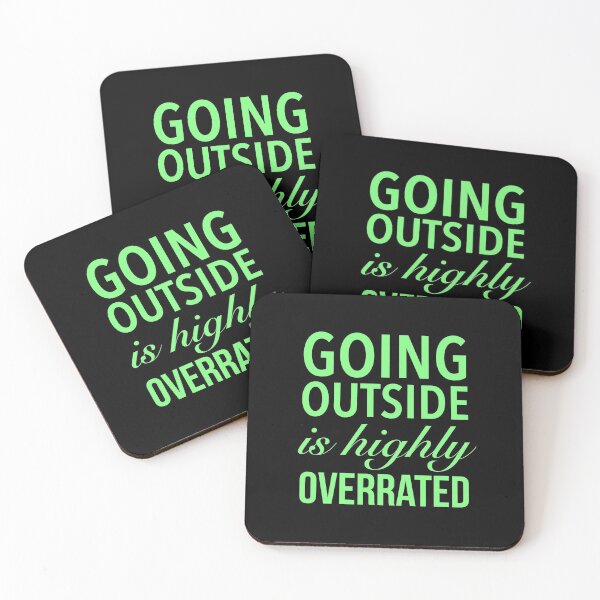 Item preview, Going Outside Is Highly Overrated - Humor Funny Quotes designed and sold by Delandor.