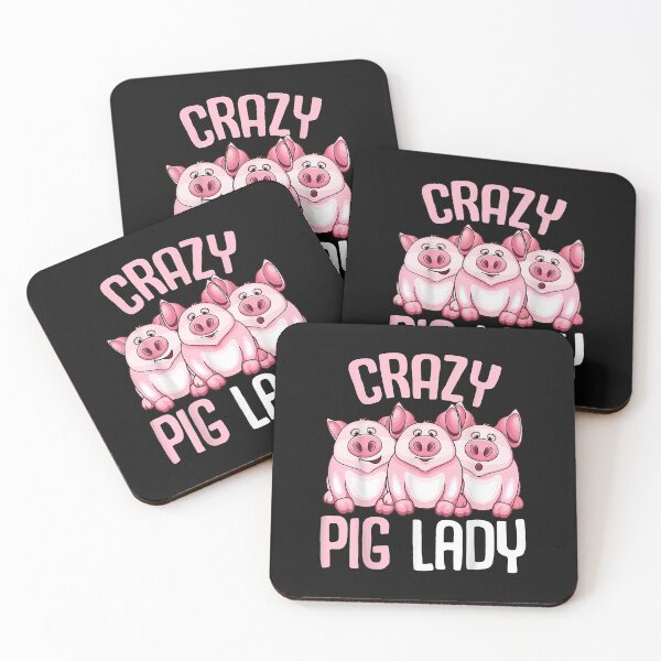 Item preview, Crazy Pig Lady Farmer Women designed and sold by Mitzi12312.