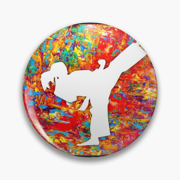 Item preview, KARATE PAINT ART COLOR designed and sold by AverilArt.