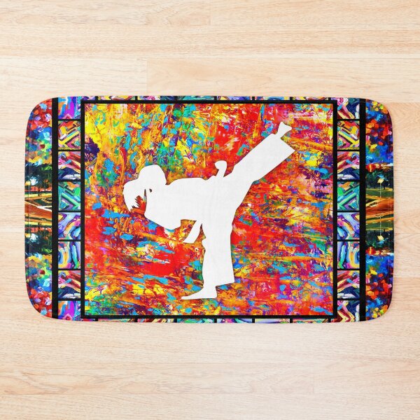 Item preview, KARATE PAINT ART COLOR designed and sold by AverilArt.