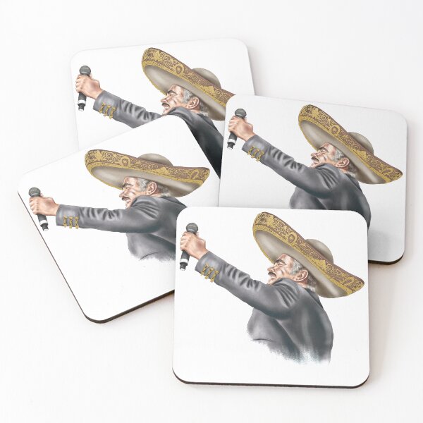 Item preview, Vicente Fernandez Holding Microphone To the Air designed and sold by Cloudy--Skies.