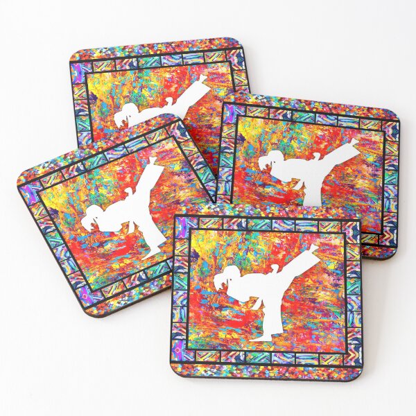 Item preview, KARATE PAINT ART COLOR designed and sold by AverilArt.