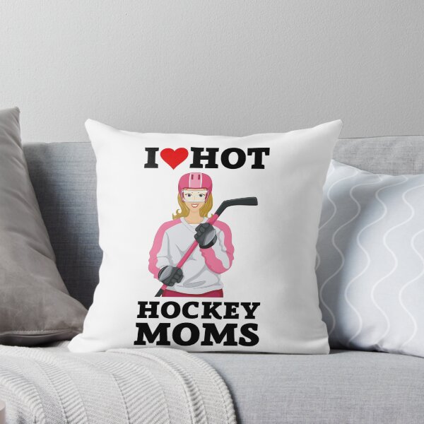 Item preview, I Love Hot Hockey Moms - Divertido Pegatina designed and sold by andrei49387.