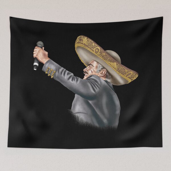 Item preview, Copy of Vicente Fernandez Holding Microphone To the Air designed and sold by Cloudy--Skies.