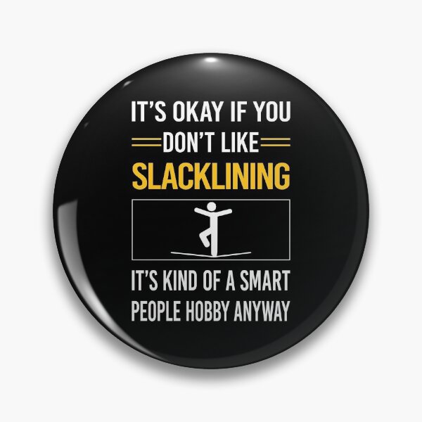 Item preview, Funny Smart People Slacklining Slackline Slackliner designed and sold by RandalDavis.