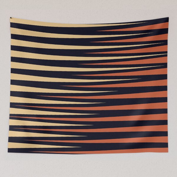 Item preview, Abstract Waves Art - Abstract Geometric Waves Art - Modern Abstract Geometric Art designed and sold by jacnotjac.